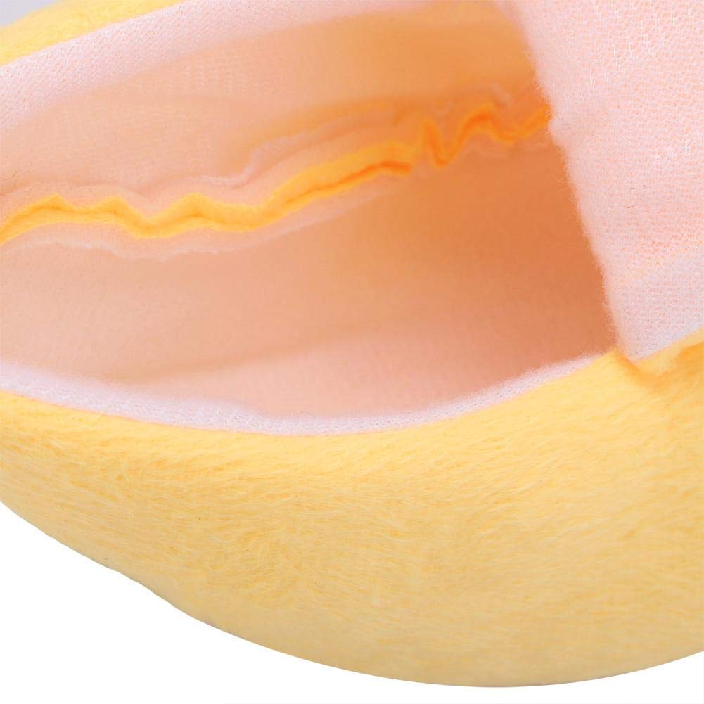 Fdit Socialme Hamster Cama Banana Hamaca Colgante Litera Cama Casa Animal Pequeño Casa de Juguete Nido de Sueño para Pájaro Mascota Juegos Hamster(Amarillo)